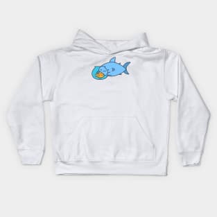 Pancake Shark Kids Hoodie